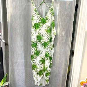 Ava Sky 💚 palm leave dress